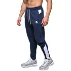 Осенние спортивные штаны для бега, мужские повседневные штаны, спортивная одежда для тренажерного зала и фитнеса, хлопковые облегающие брюки, мужские тренировочные штаны для бодибилдинга