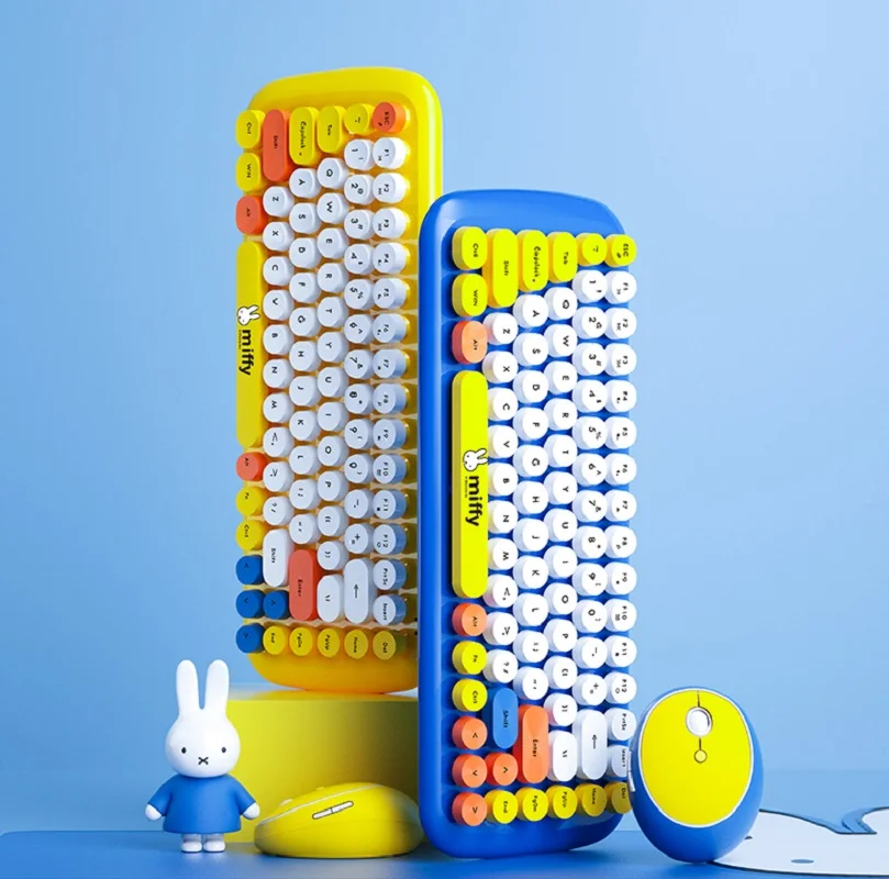 Беспроводная игровая клавиатура MIPOW &amp Miffy USB и мышь набор для геймеров ноутбука Mac