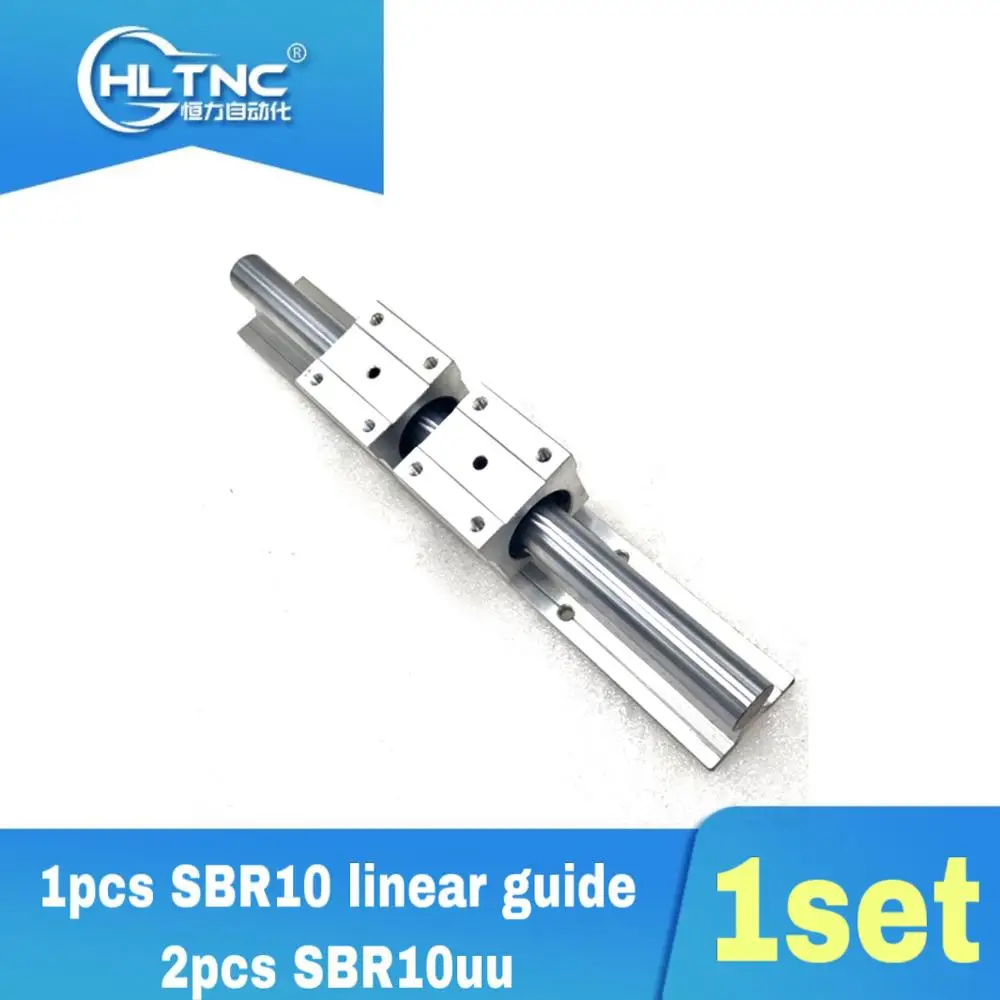 SBR10 10 мм линейная направляющая длиной 300 400 500 600 с 2 шт. SBR10UU Линейный подшипник cnc