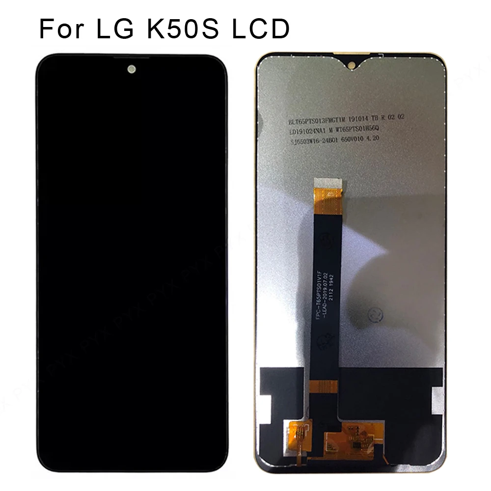 Оригинальный 6 5 ''ЖК-дисплей для LG K50S LM-X540 шт. детали замены LMX540HM с рамкой |