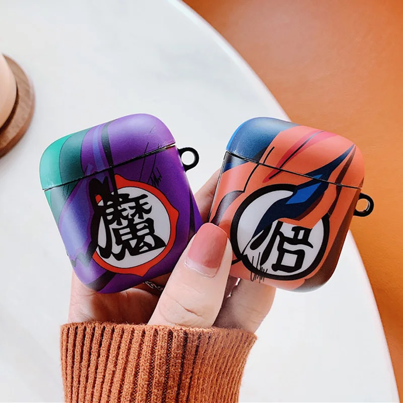 Чехол для беспроводных наушников Apple AirPods 2 и 1 мягкий ТПУ чехол с рисунком