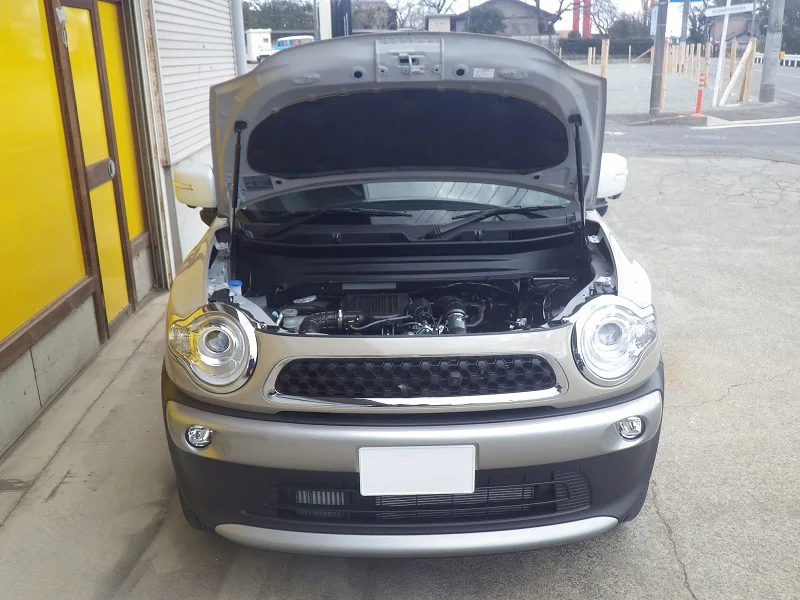 Фото Для 2017 2048 2019 2020 2021 Suzuki Xbee MN71S SUV передняя крышка капота газовые стойки подъемник амортизатор из углеродного волокна №2