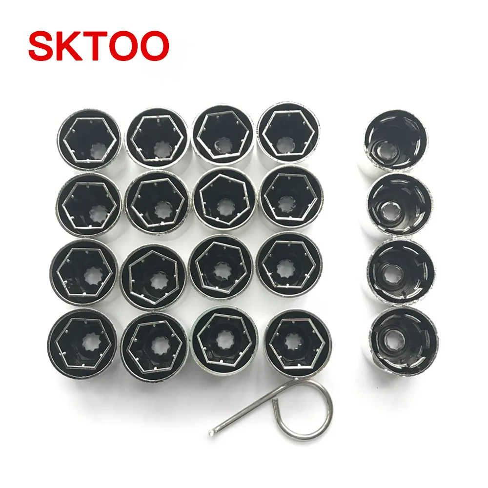 Стиль 20 шт хромированные колпачки для колес для VW Jetta Golf 5 Passat B6 EOS Tiguan Caddy Polo 1K0 601 173 A