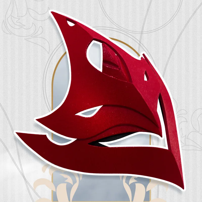 Anime Game Genshin Impact Tartaglia Mask Headwear Cosplay Unisex Halloween Party Masks Adult Kids Prop Accessories | Тематическая