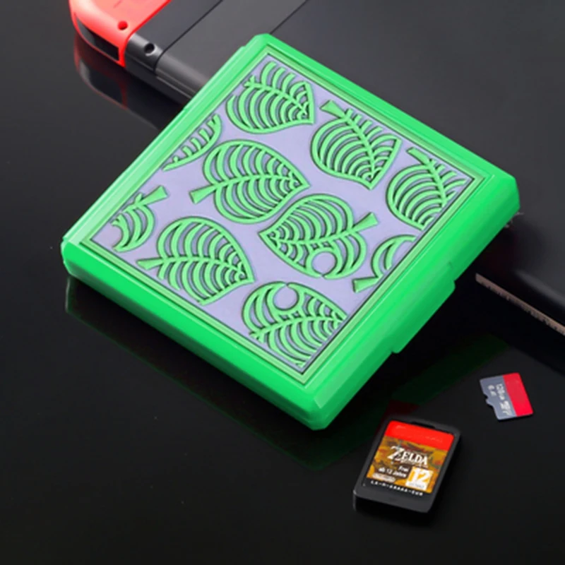 Портативный чехол для хранения игровых карт с жестким корпусом Nintendo Switch Animal Crossing