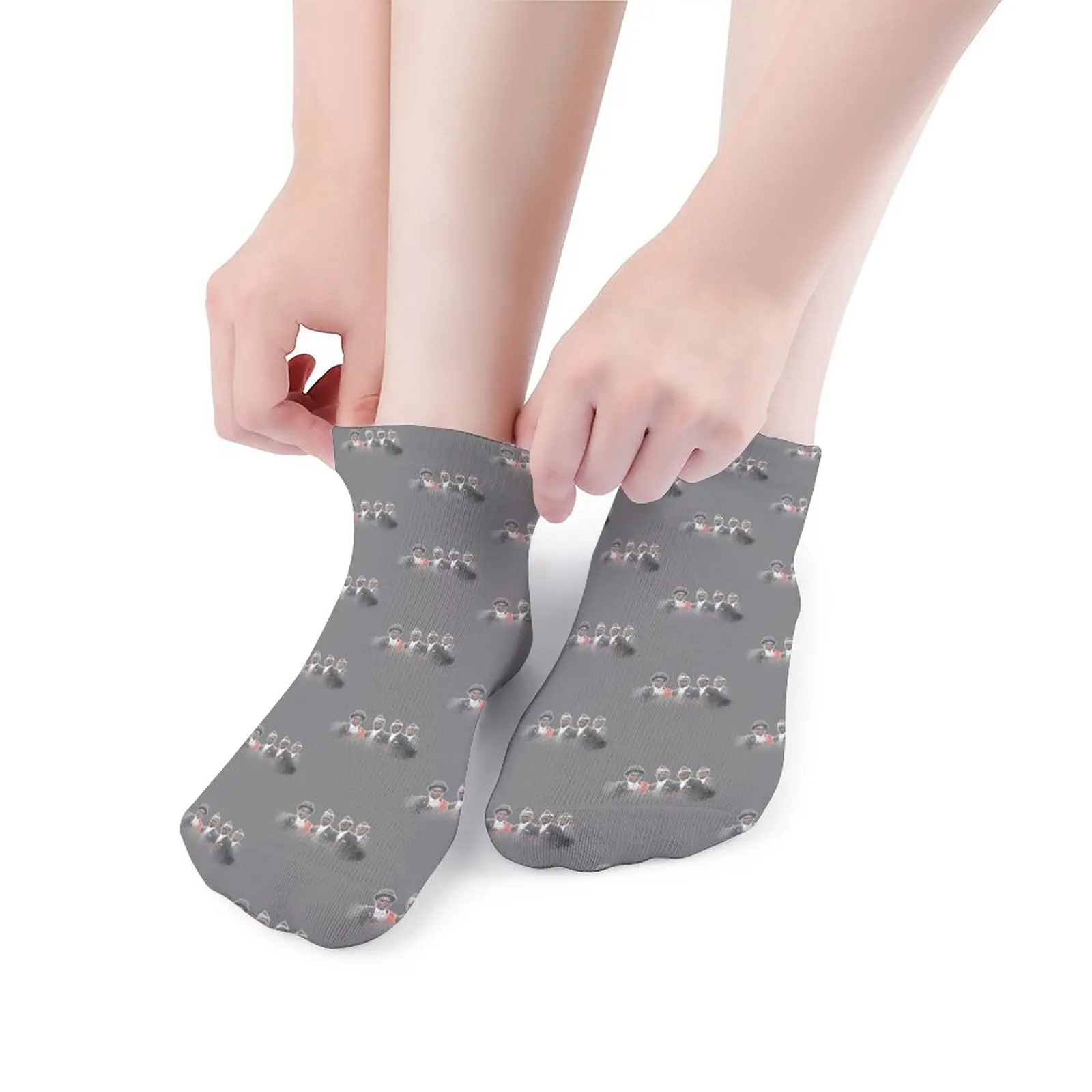 

Ghana Funeral Socks Large Chemical Fiber Drawings Socks Running Anti Sweat Short Childrens Socks