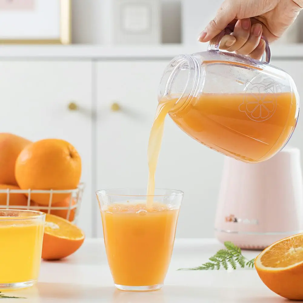 220V 600ML бытовая электрическая соковыжималка Портативный фруктовый сок блендер
