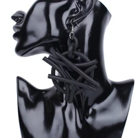 ydydbz strange rubber big pendant earrings for women new designer handmade statement earring gothic ear jewelry accessories