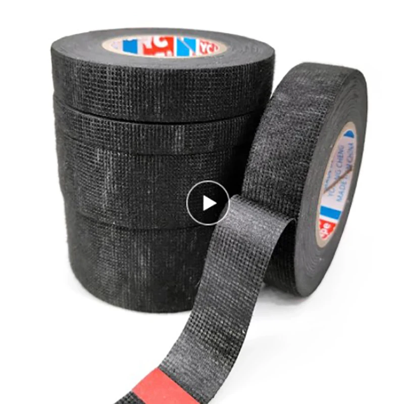

Repair Strong Adhesive Velvet Wiring Bundle Flame Retardant Tape Universal Adhesive Cloth Tape For Car Cable PET Non-woven Tape