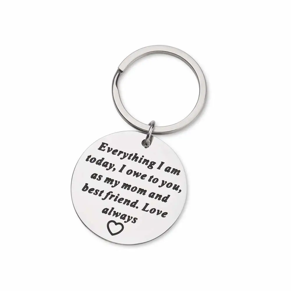 Mom Birthday Gifts for Mother of Bride Wedding Day Keychain From Daughter Appreciation Gift Parents Kids | Украшения и аксессуары