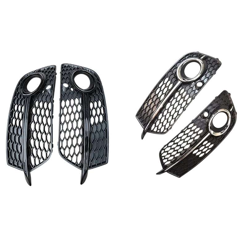 

Передний бампер, противотуманная фара, решетка, противотумансветильник фара, сотовая Крышка для Q5 S-Line SQ5 Sport 2014-2017