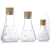 glass erlenmeyer flask set250 ml150 ml 50 mlgraduated borosilicate glass erlenmeyer flasks with rubber stoppers accurate etc