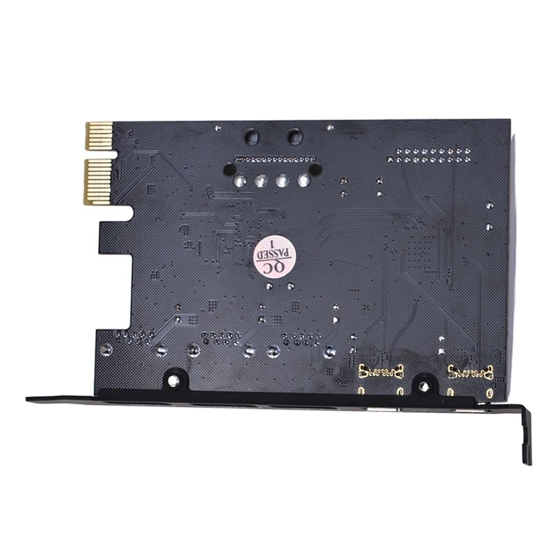 

5-Port PCI-E to USB3.0+Type C Expansion Card with Rear SATA Ports PCI Express Card Desktop for Windows XP/7 Vista