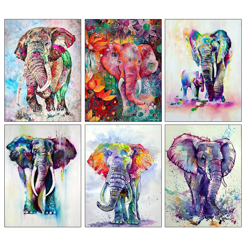 

Новое поступление, алмазная вышивка, животное, алмазная живопись, слон, Алмазная мозаика, фото, Красочный Слон, домашний декор, подарки