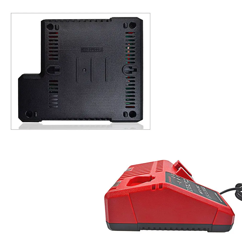 

Replacement Charger 110-240V Li-ion Battery Charger Milwaukee M12-M18C 48-11-1815 48-11-1828 48-11-2401 48-11-2402 EU/UK/US/AU