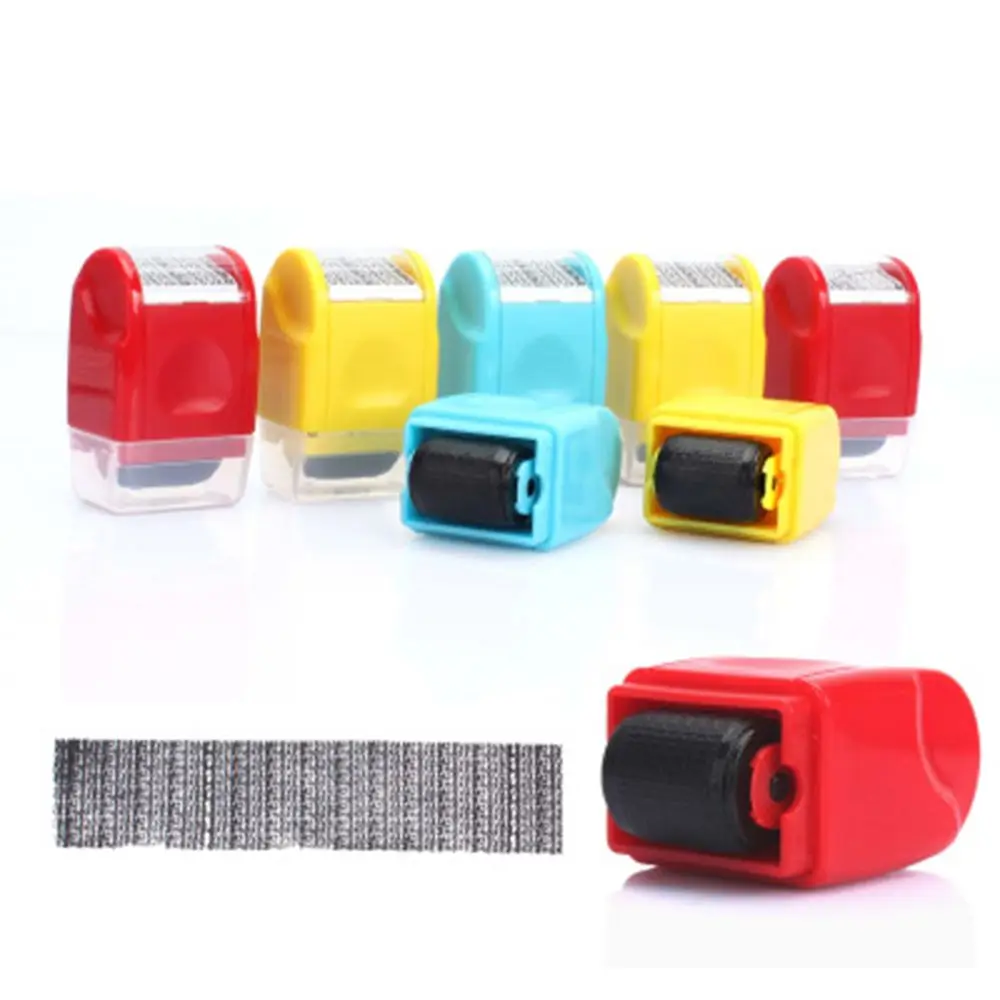 1 шт. защита от кражи личных данных секретная широкий ролик штамп Заправка