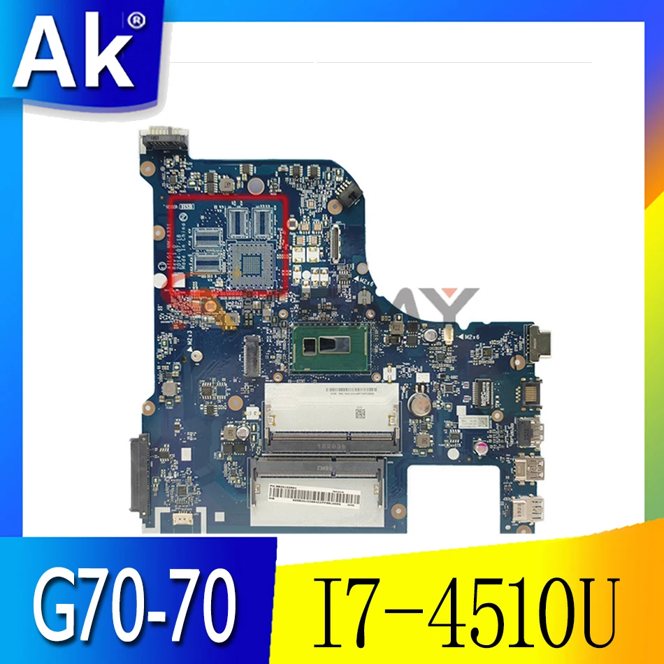 

Применимо к G70-70 ноутбук материнская плата I7-4510U номер NM-A331 FRU 5B20H01112 5B20H01111 5B20H01117