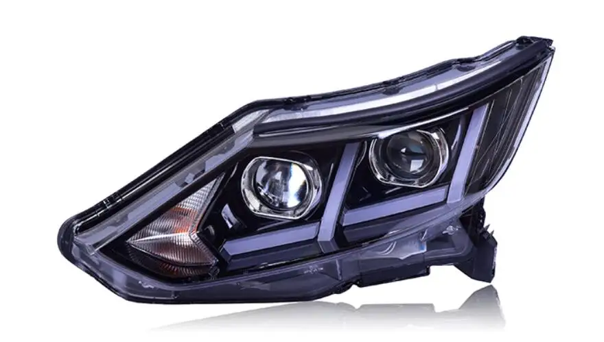 Светодиодный модифицированный налобный фонарь для Nissan Qashqai MK2 J11 13-18 Rogue Sport 17-19 |