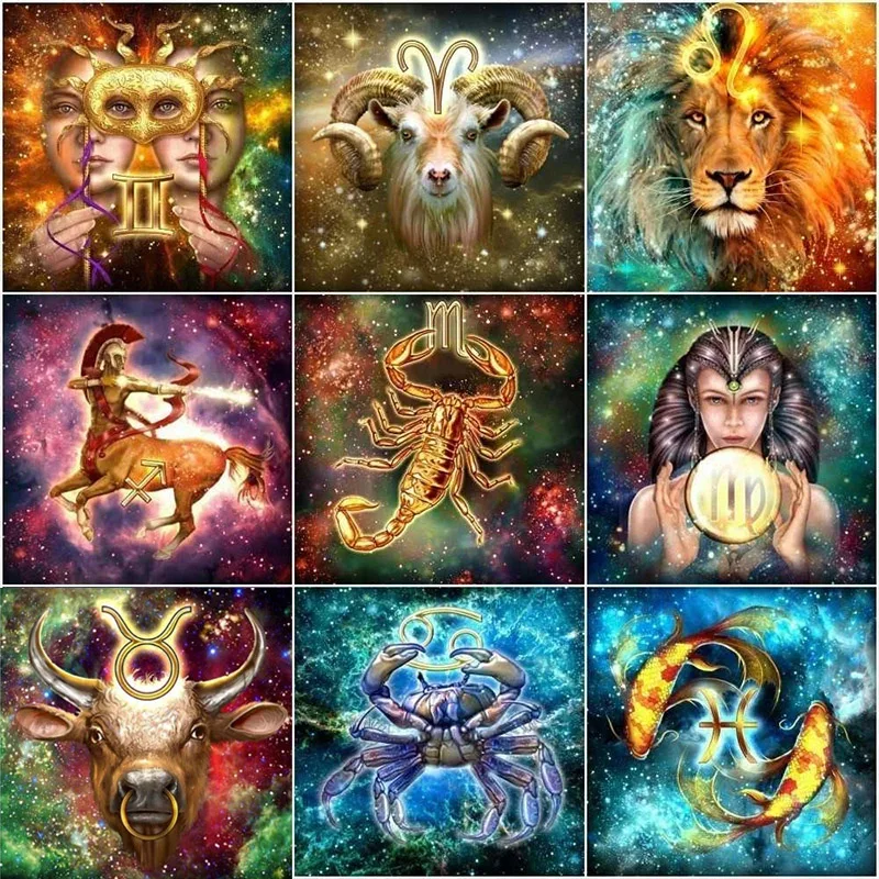 

5D DIY Diamond Painting Constellation Cross Stitch Kit Mosaic Diamond Embroidery Full Drill Home Decoration Constellation