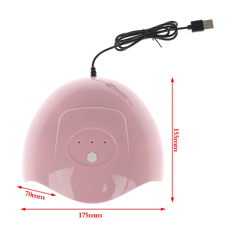 

36W UV LED Nail Polish Dryer Lamp Gel Acrylic Fast Curing Light Spa Baking Lamp Nail Art Tools