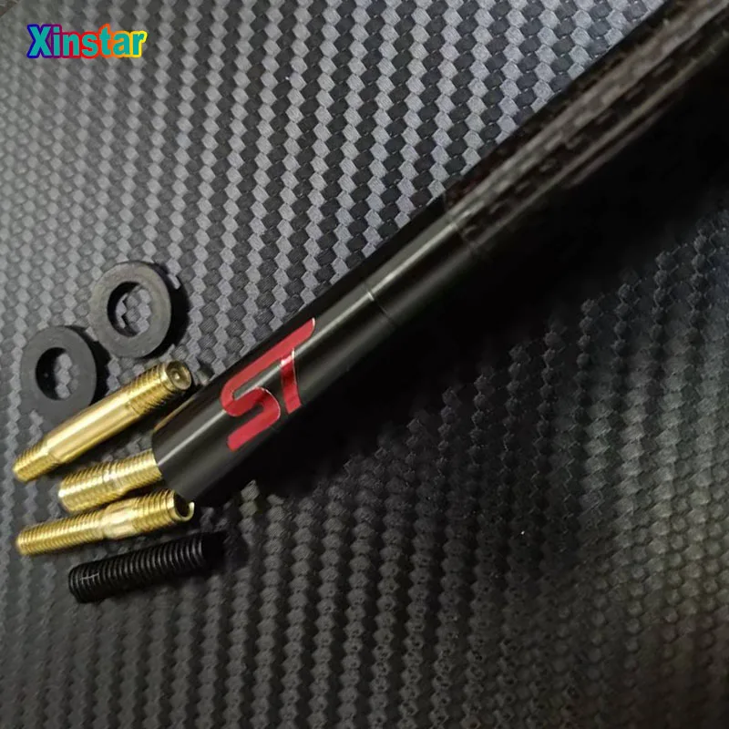 12 см длинное углеродное волокно ST автомобильная антенна Наклейка для Ford |