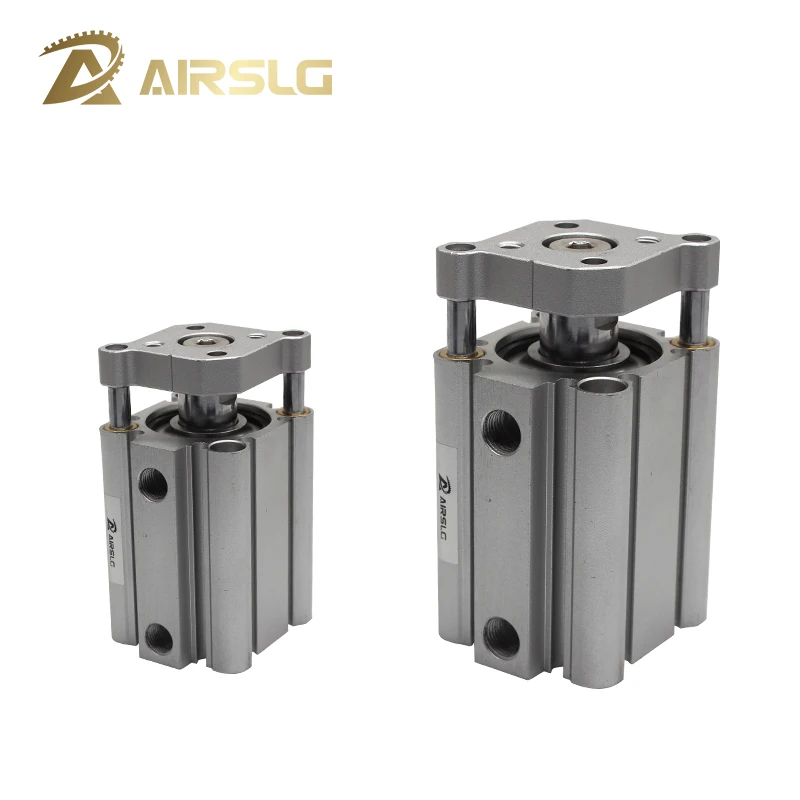 CQMB направляющая двойного действия компактный Воздушный пневматический цилиндр