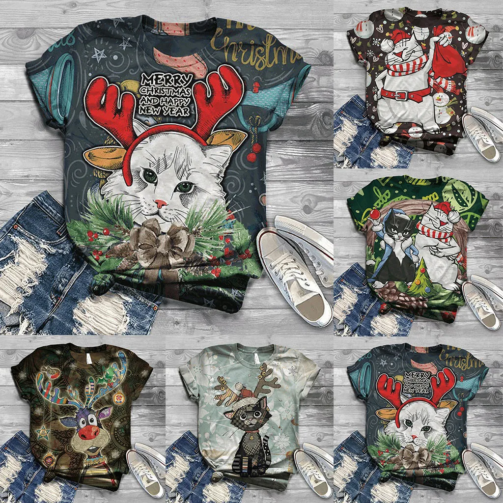 

Женская футболка с круглым вырезом, с коротким рукавом