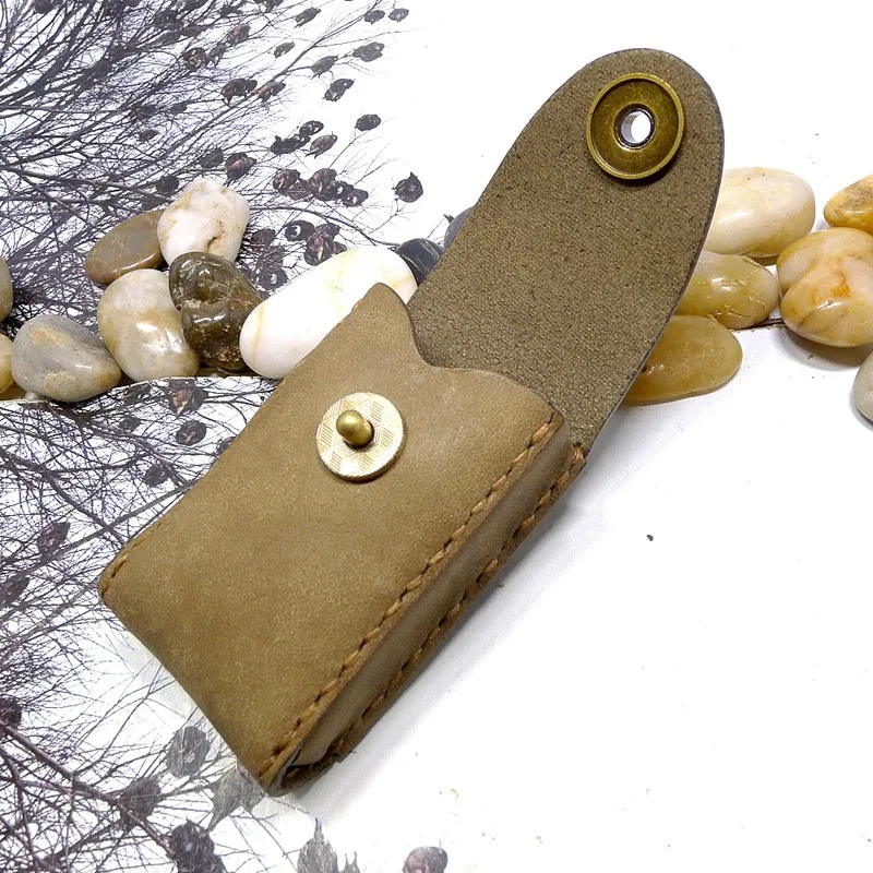 Blongk универсальная поясная сумка для автомобильных ключей чехол ручной работы из