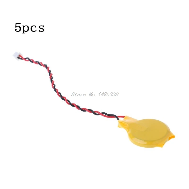 5 шт. CR2032 2032 батарея с проводом разборка провода батареи 2 pin Материнская плата