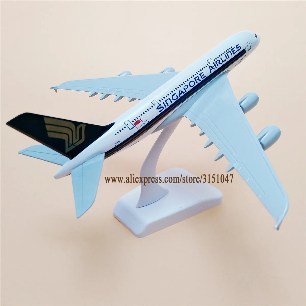 20 см Air Singapore Airlines A380 Airbus 380 Airways модель самолета сплав металлический самолет литье