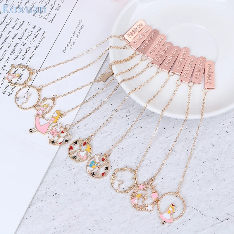 1 шт творческие подарки канцелярские милые закладки &quotКролик&quot Подвеска кавайи