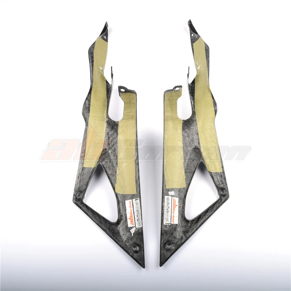 

Motorcycle Side Fuell Tank Cover Cowl Farings Carbon Fiber Forged For Ducati 848 1098 1198