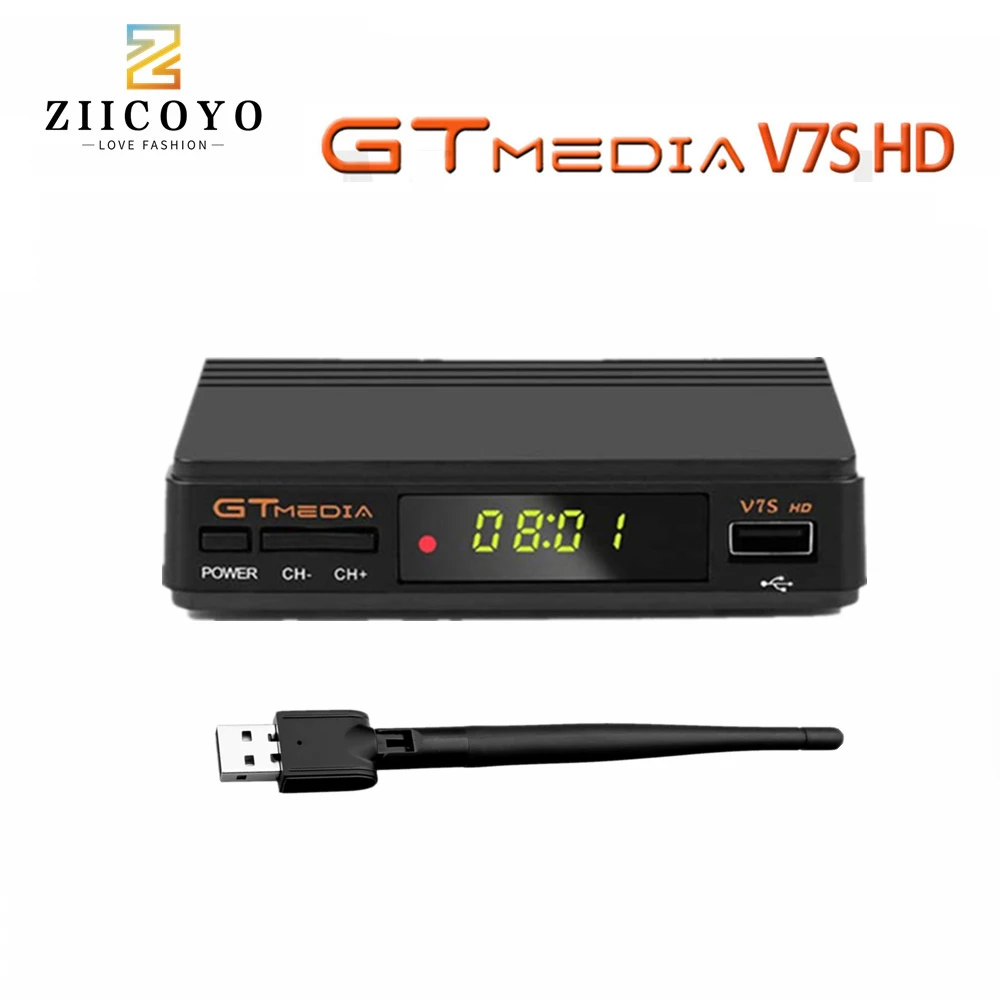 Оригинальный Full HD Freesat V7 GTMEDIA V7S спутниковый ТВ приемник DVB S2 декодер без приложения в комплекте|Спутниковое