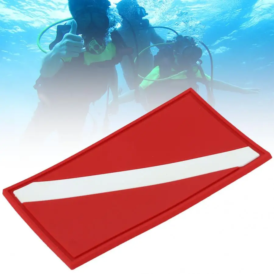Для использования вне помещений ПВХ Подводное флаг для дайвинга патч Diver Down