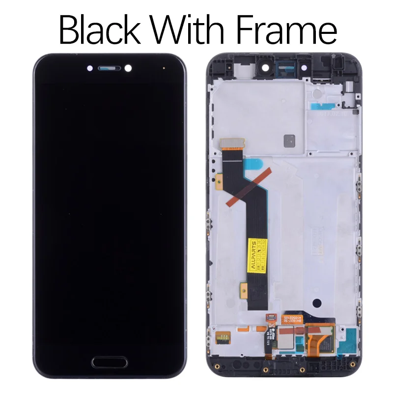 Black with Frame Dual SIM Дисплей для Xiaomi Mi5C LCD в сборе с тачскрином на рамке 5.15'' черный белый золото - Цвет: Black with Frame