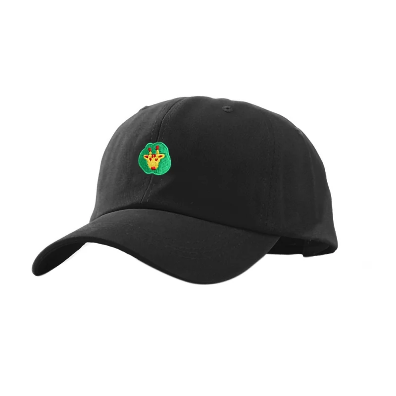 

Women Baseball Caps Solid Color Hip-hop Casual Hats Cartoon Embroidered Peaked Caps Couple CapsNew