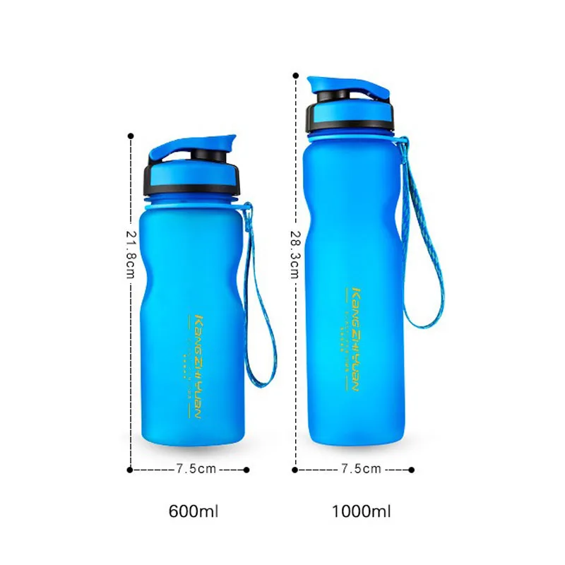 600/1000 мл Спортивная бутылка для коктейля тритановый пластиковый воды Бутылочки