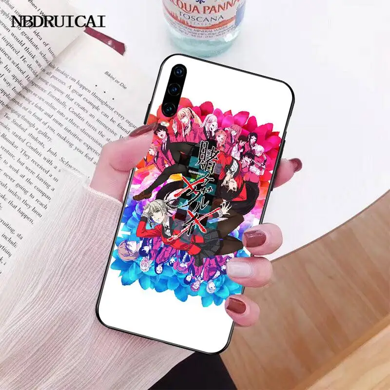 PENGHUWAN Japanese Anime Kakegurui Jabami Yumeko Black Soft Phone Case Capa for Huawei P30 P20 P10 P9 P8 Mate 20 10 Pro Lite | Мобильные