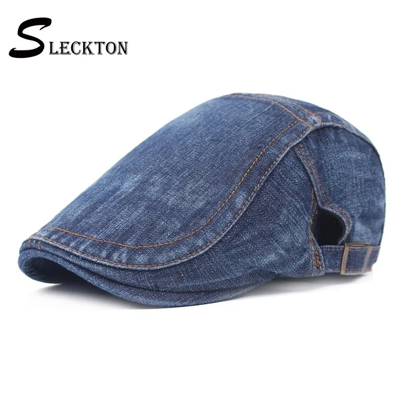 SLECKTON хорошее качество ковбойские Шапки береты кепка мужские летние кепки на