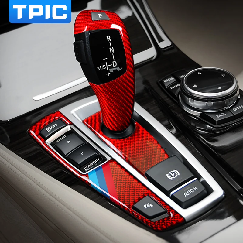 Автомобильные аксессуары из углеродного волокна чехол для рычага переключения