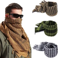 fashion mens lightweight square outdoor shawl military arab tactical desert army shemagh keffiyeh arafat scarf fashion