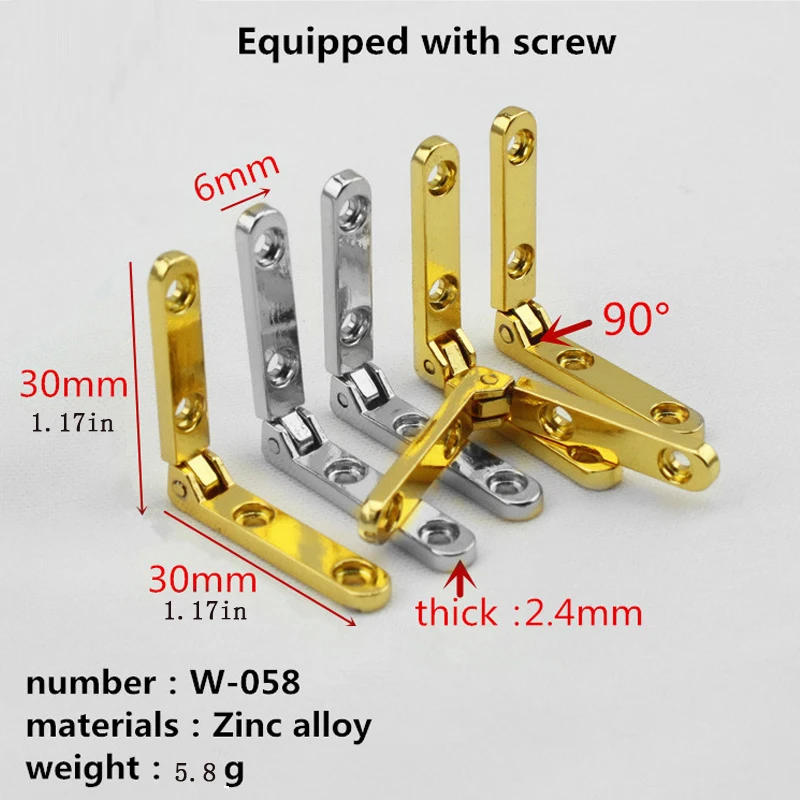 Высококачественные петли из цинкового сплава для часов шкатулок ювелирных