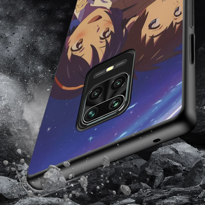 

Anime Your Name For Xiaomi Redmi Note10 10S 9T 9S 9 8T 8 7 6 5A 5 4 4X Prime Pro Max Black Phone Case