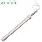 Нагреватель картриджа 220 В, нагревательный элемент, трубчатый тепловой стержень из нержавеющей стали DN15, трубчатый нагреватель, резьба 12 дюйма, 1000 Вт