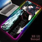 Коврик для мыши MRGBEST аниме Akame Ga Kill, большой коврик для мыши с RGB-подсветкой, коврик для компьютерной мыши со светодиодной подсветкой, коврик для мыши, Настольный коврик