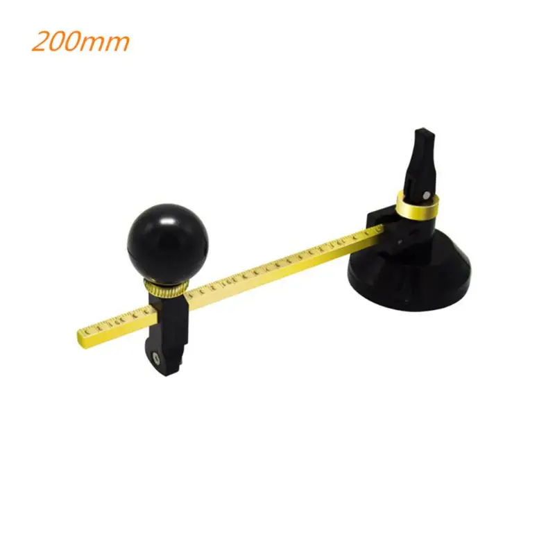 

6 Wheel Construction Tool Durable Circular Compass Glass Cutter with Suction Cup 35ED