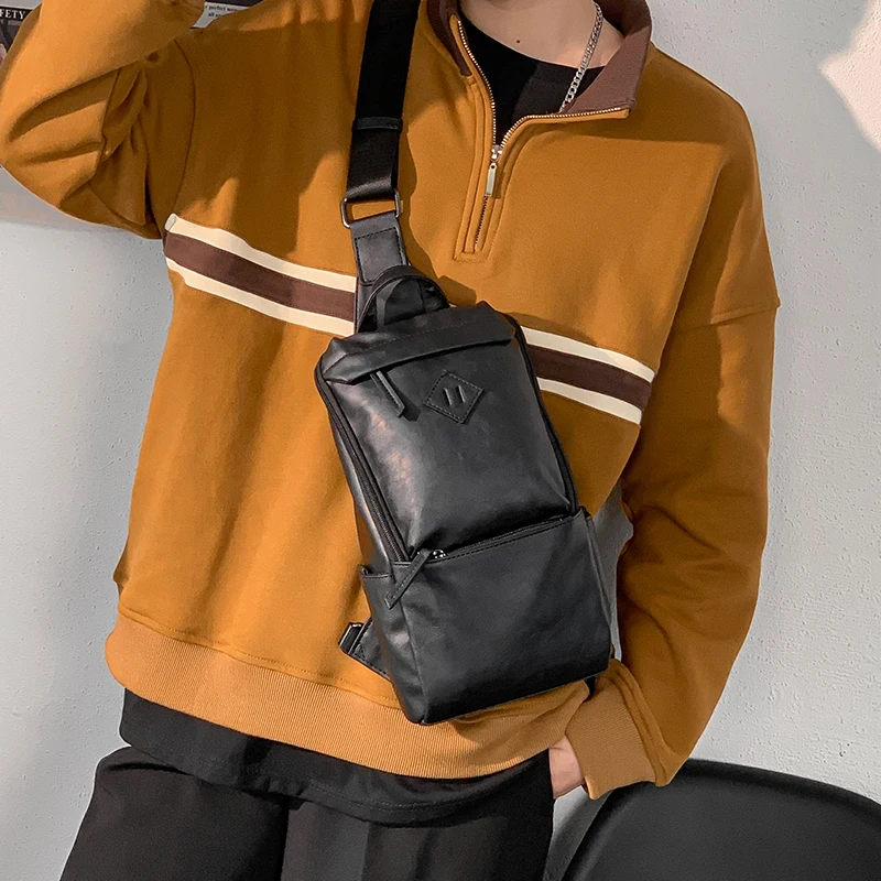 

Tidog The new wave one-shoulder bag sloping casual hundred street chest bag