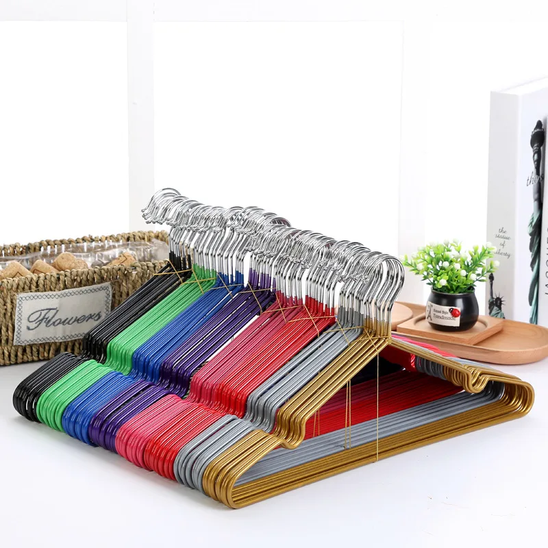 10 шт./компл. стальной проволоки вешалки для одежды способный преодолевать Броды