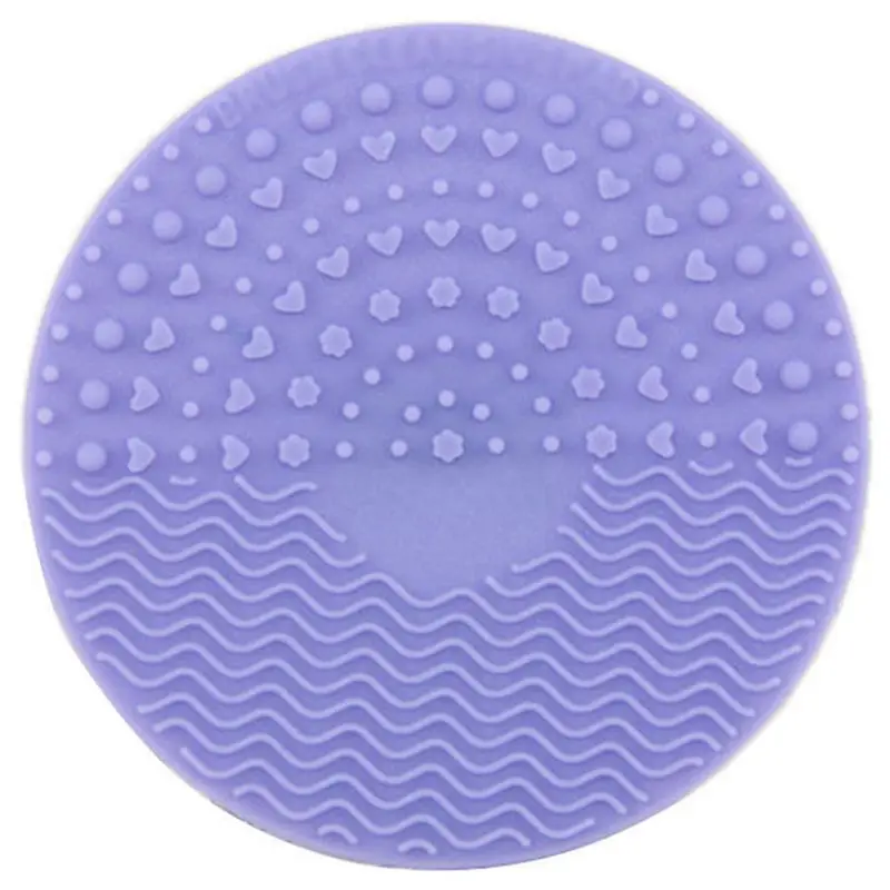 Силиконовая щетка для макияжа чистящий коврик моющийся скруббер косметики