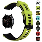 Ремешок силиконовый для Samsung Watch 4 Classic 4246 мм Active 2 40 44 мм, браслет для Galaxy 3 4145 мм, аксессуары, 2220 мм